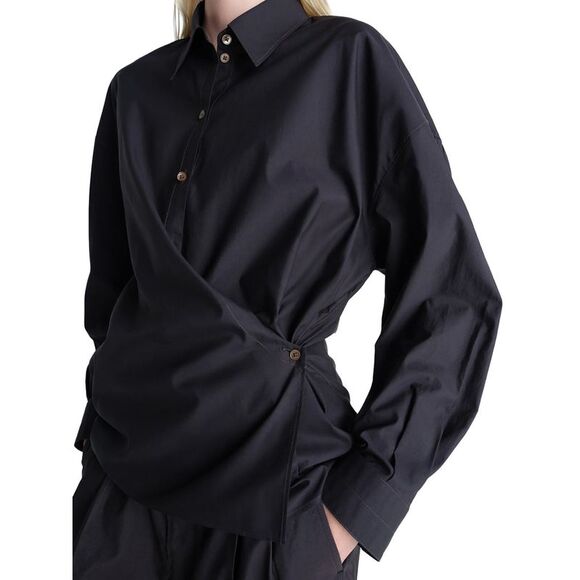 Lemaire Women Twisted Cotton Shirt